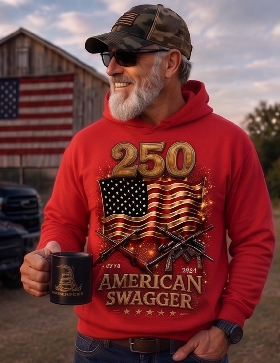 The 250-Year Journey Flag Hoodie (1776 – 2026) - Image 3