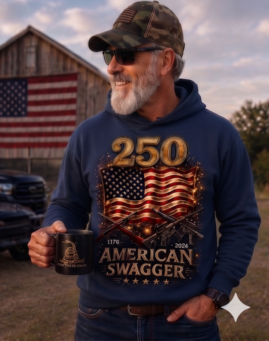 The 250-Year Journey Flag Hoodie (1776 – 2026) - Image 2
