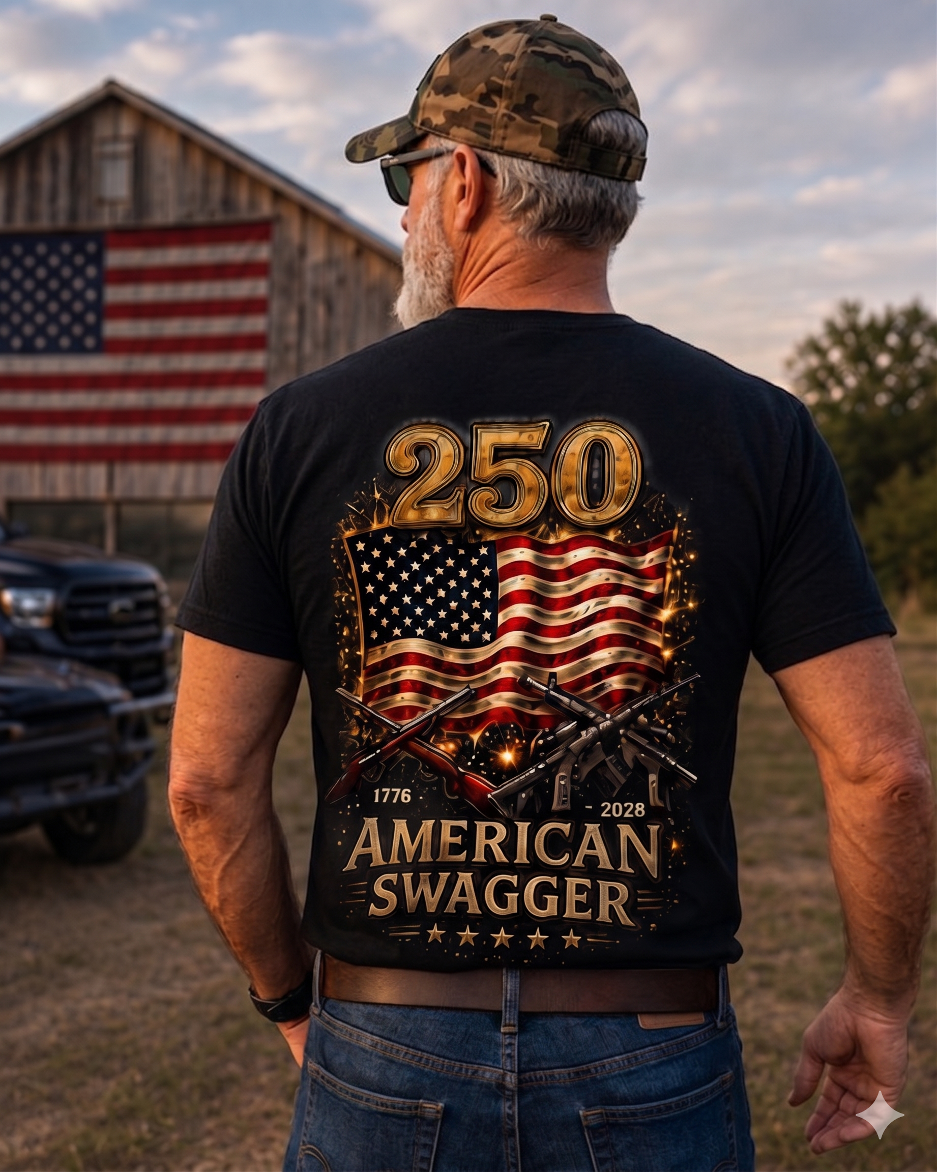 250-Year Journey Flag Tee (1776 – 2026) - Image 2