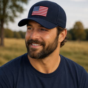 American Flag Hat FlexFit